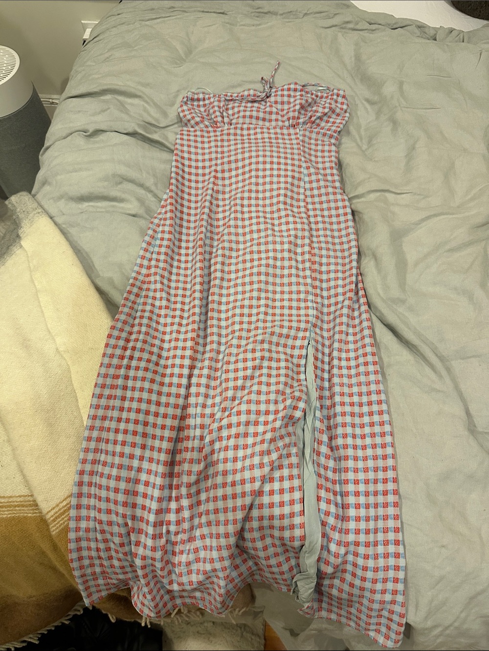 Urban outfitters gingham midi dress